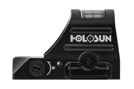 Holosun Vulcan pistol red dot sight with solar powered back up battery